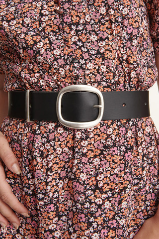 Ceinture en cuir - Noir