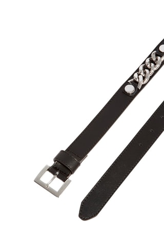 Ceinture en cuir - Noir