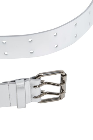 Ceinture en cuir de veau - Argenté