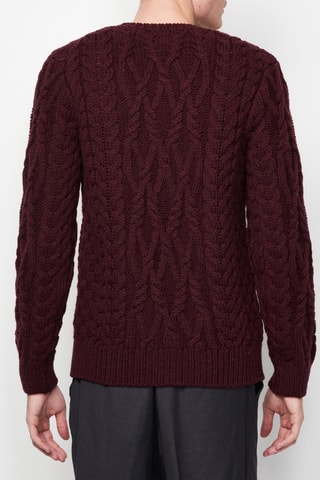 Pull en laine - Bordeaux