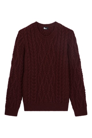 Pull en laine - Bordeaux