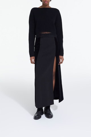 Pull en mérinos - Noir