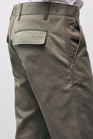 Pantalon droit 7/8 - Kaki