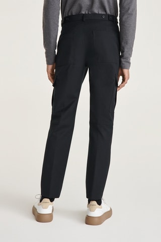 Pantalon cargo en laine - Noir