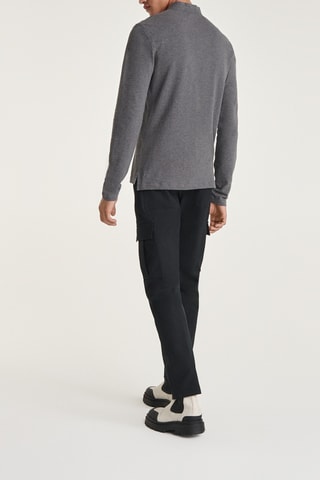 Pantalon cargo en laine - Noir