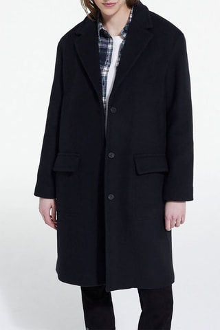 Manteau en laine - Noir