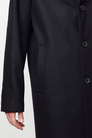 Manteau en laine - Bleu marine