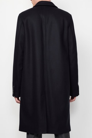 Manteau en laine - Bleu marine