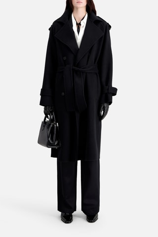 Manteau en laine - Noir
