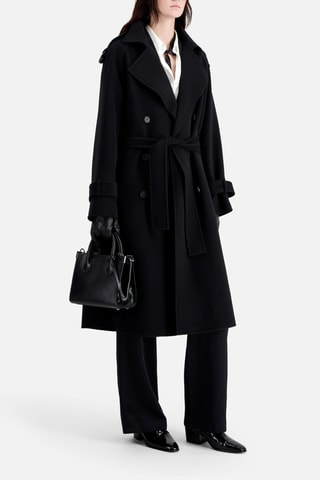 Manteau en laine - Noir