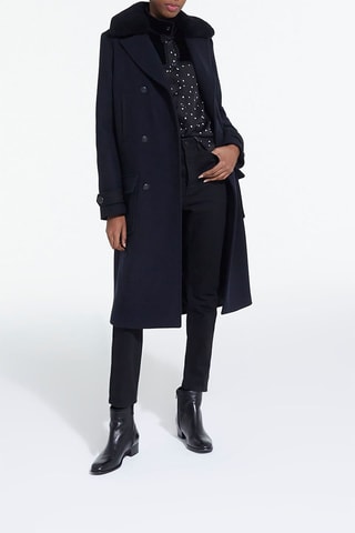 Manteau en laine - Noir