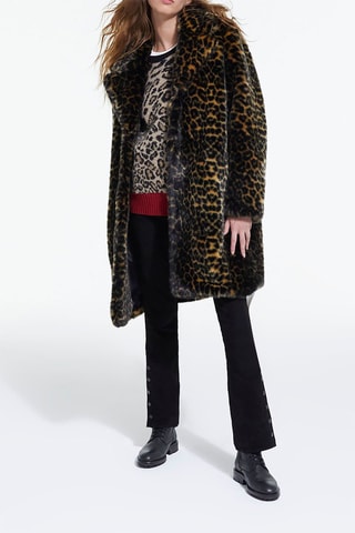 Manteau - Noir et camel
