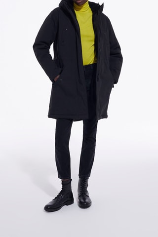 Parka à capuche - Noir