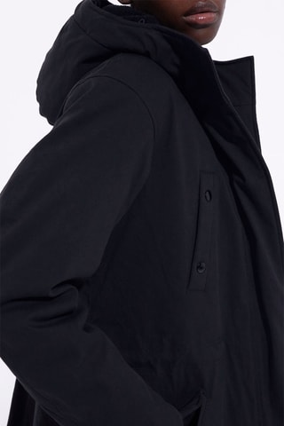 Parka à capuche - Noir