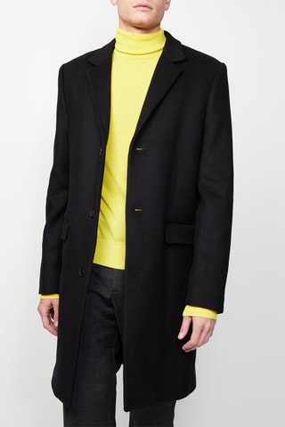 Manteau en laine - Noir