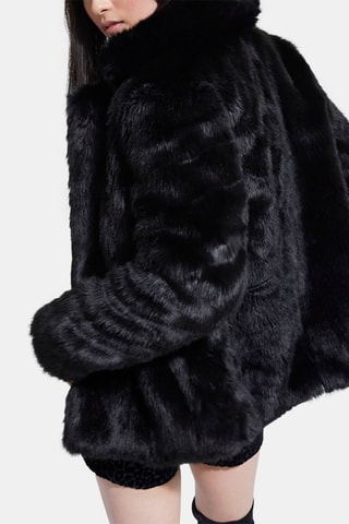 Veste longue - Noir