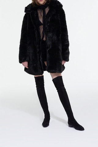 Veste longue - Noir