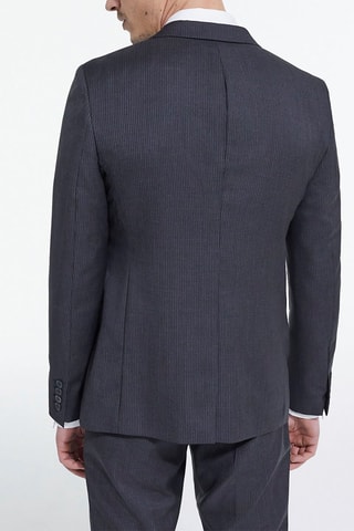 Veste en laine - Noir et gris clair