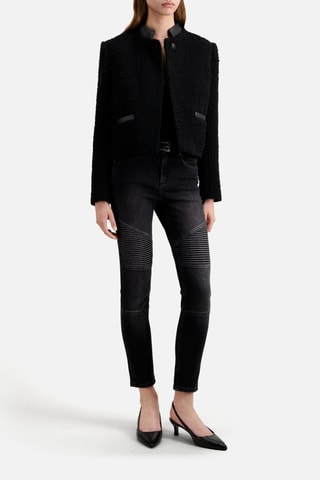 Veste en tweed - Noir