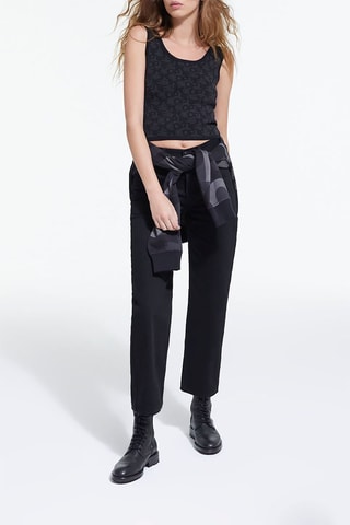 Crop top - Noir