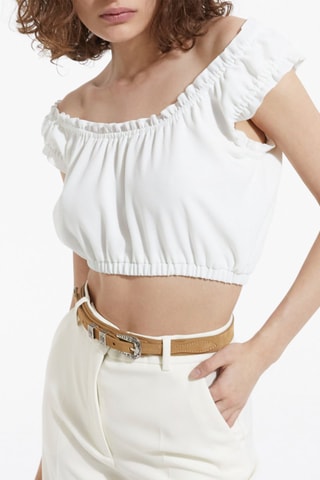Crop top - Ecru
