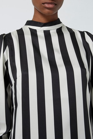 Robe droite - Noir et blanc