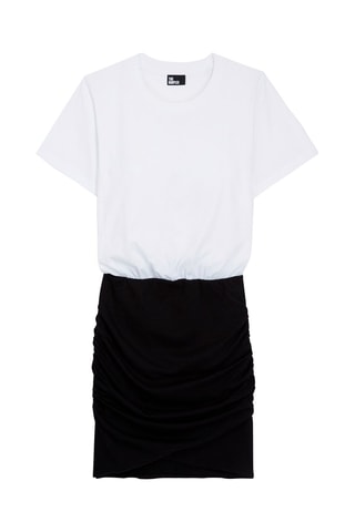 Robe trompe-l’œil - Blanc et noir