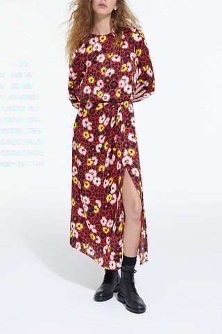 Robe midi - Rouge