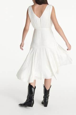 Robe portefeuille - Ecru