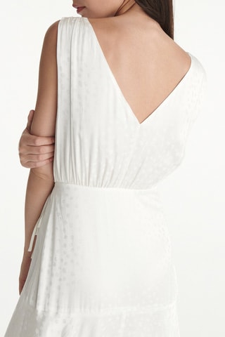 Robe portefeuille - Ecru