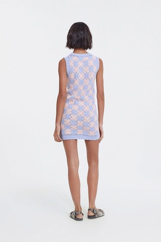 Robe pull - Ciel et rose