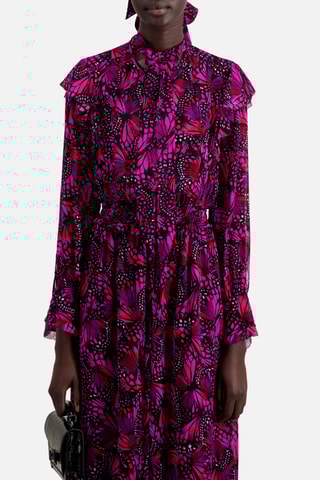 Robe midi - Rose