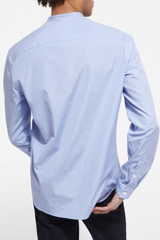 Chemise regular Bleu et blanc