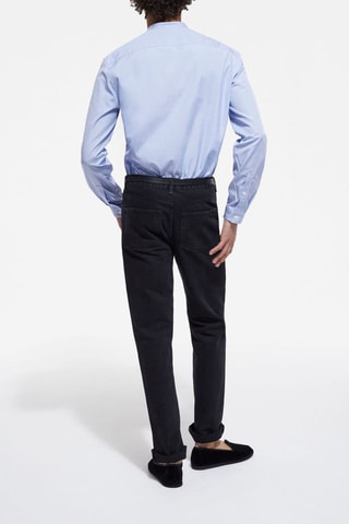 Chemise regular Bleu et blanc