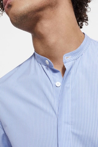 Chemise regular Bleu et blanc
