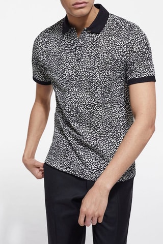 Polo Noir et blanc