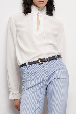 Blouse en soie - Blanc