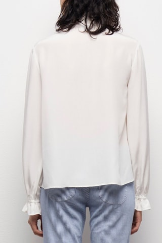 Blouse en soie - Blanc
