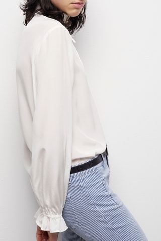 Blouse en soie - Blanc