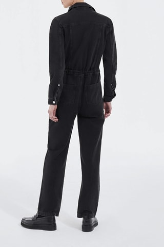 Combinaison en jean - Noir