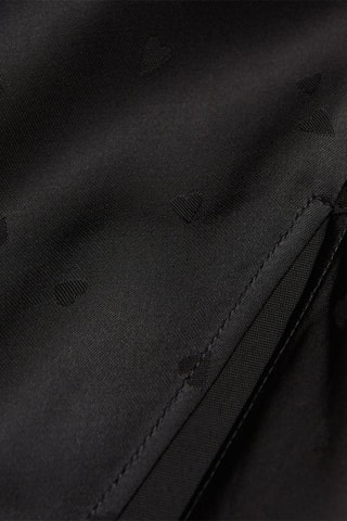 Jupe longue satinée - Noir
