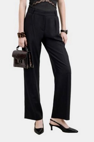 Pantalon de costume en laine - Noir