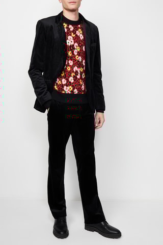 Blazer en velours - Noir