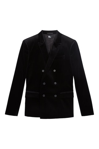 Blazer en velours - Noir
