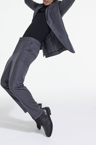 Blazer en laine - Gris chiné