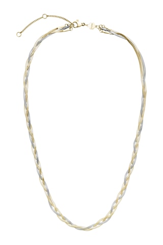 Collier Élevé Braided Snake - Doré et argenté