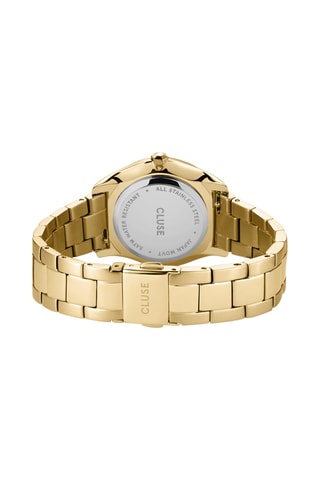 Montre à quartz en acier Féroce Petite - Doré et noir