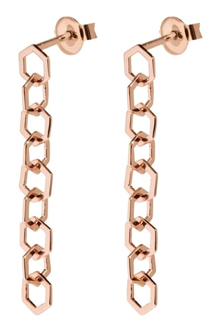 Boucles d'oreilles Essentielle - Argent plaqué or rose