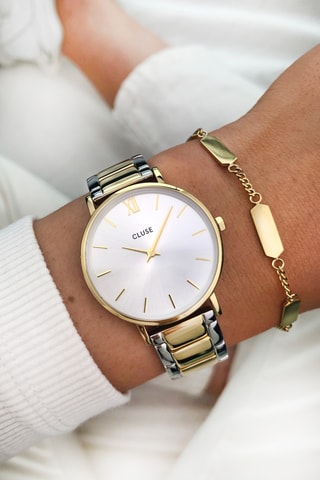 Coffret montre à quartz Minuit et bracelet