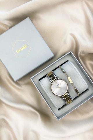 Coffret montre à quartz Minuit et bracelet